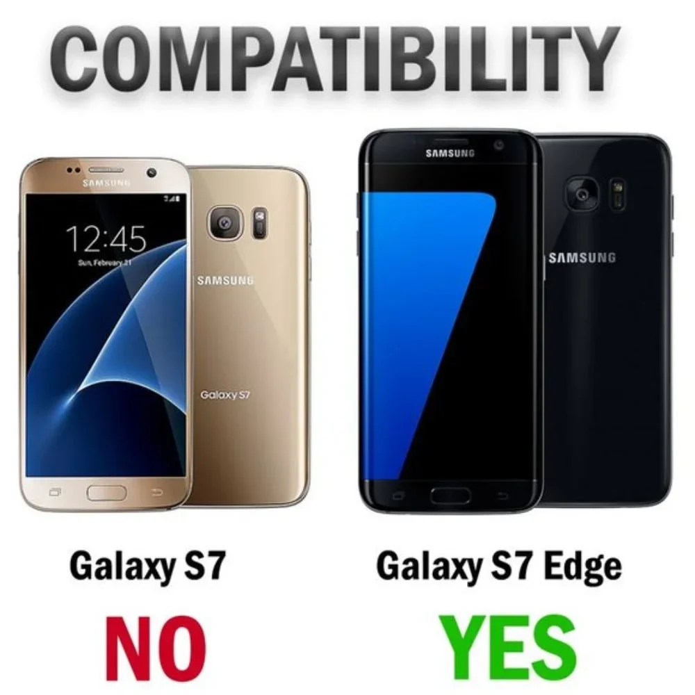 NEW 2-Pack Galaxy S7 Cases (Armor Series) TPU Heavy Duty Dual Layer Shockproof